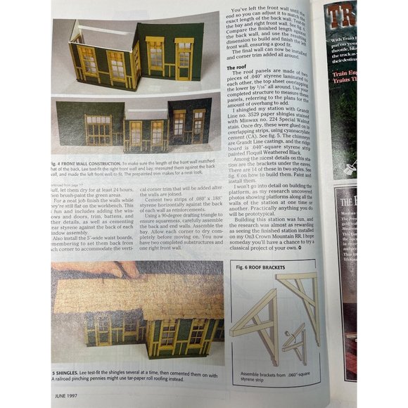 Model Railroader Magazine Back Issue u  June 1997 Vol 64 No 6 Northern Nevada Ry - Picture 10 of 12